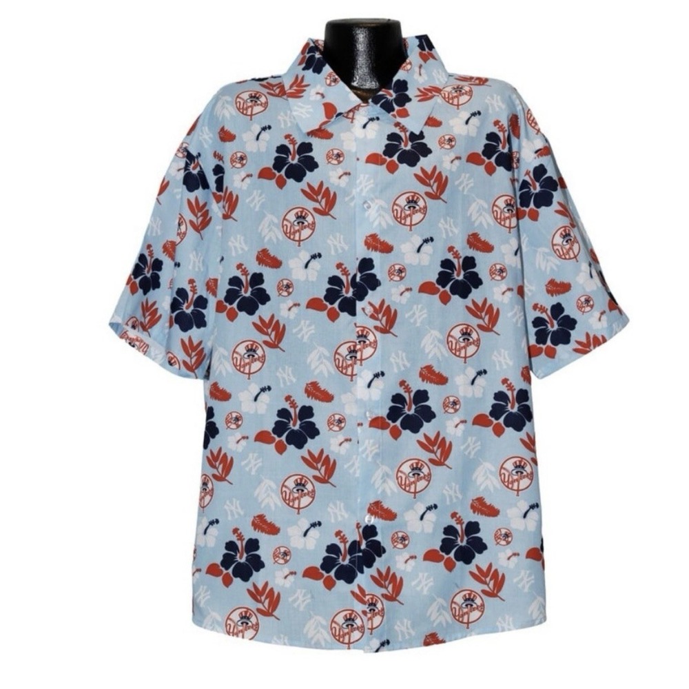 New York Yankees Men's Stadium Giveaway Hawaiian Shirt Size XL MLB